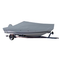 70017S-11     Carver Sun-DURA&reg; Styled-to-Fit Boat Cover f/17.5' V-Hull Center Console Fishing Boat - Grey     90901