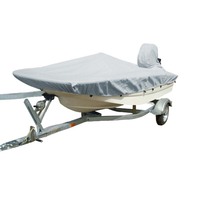 71513S-11     Carver Sun-DURA&reg; Styled-to-Fit Boat Cover f/13.5' Whaler Style Boats with Side Rails Only - Grey     91023