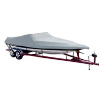 74118F-10     Carver Poly-Flex II Styled-to-Fit Boat Cover f/18.5' Sterndrive Ski Boats with Low Profile Windshield - Grey     91066