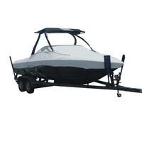 74519S-11     Carver Sun-DURA&reg; Specialty Boat Cover f/19.5' Tournament Ski Boats w/Tower - Grey     91088