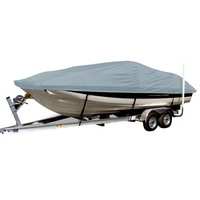 75119S-11     Carver Sun-DURA&reg; Styled-to-Fit Boat Cover f/19.5' Sterndrive Deck Boats w/Low Rails - Grey     91093