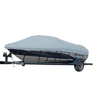 77116S-11     Carver Sun-DURA&reg; Styled-to-Fit Boat Cover f/16.5' Sterndrive V-Hull Runabout Boats (Including Eurostyle) w/Windshield and Hand/Bow R