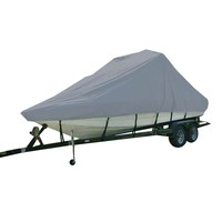 81119S-11     Carver Sun-DURA&reg; Specialty Boat Cover f/19.5' Inboard Tournament Ski Boats w/Tower &amp; Swim Platform - Grey     91192