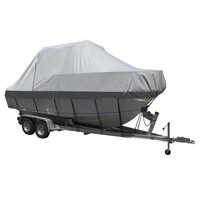 90019S-11     Carver Sun-DURA&reg; Specialty Boat Cover f/19.5' Walk Around Cuddy &amp; Center Console Boats - Grey     91209