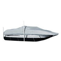 95121S-11     Carver Sun-DURA&reg; Styled-to-Fit Boat Cover f/21.5' Sterndrive Deck Boats w/Walk-Thru Windshield - Grey     91220