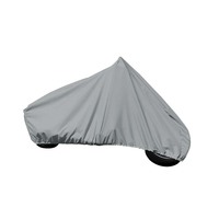 9000S-11     Carver Sun-DURA&reg; Cover f/Motorcycle Cruiser w/No or Low Windshield - Grey     91288