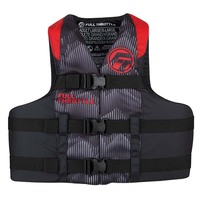 112200-100-030-22     Full Throttle Adult Nylon Life Jacket - S/M - Red/Black     91336