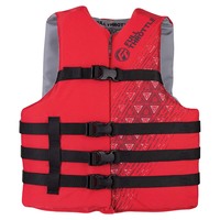 112000-100-005-22     Full Throttle Adult Oversized Ski Life Jacket - Red     91348