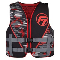 142100-100-002-22     Full Throttle Youth Rapid-Dry Life Jacket - Red/Black     91352