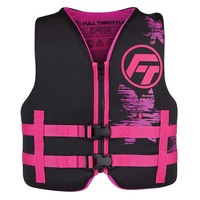 142100-105-002-22     Full Throttle Youth Rapid-Dry Life Jacket - Pink/Black     91353