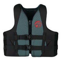 142100-701-030-22     Full Throttle Adult Rapid-Dry Life Jacket - S/M - Grey/Black     91357