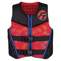 142500-100-002-22     Full Throttle Youth Rapid-Dry Flex-Back Life Jacket - Red/Black     91369