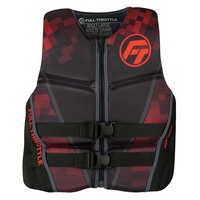 142500-100-020-22     Full Throttle Men's Rapid-Dry Flex-Back Life Jacket - S - Black/Red     91380