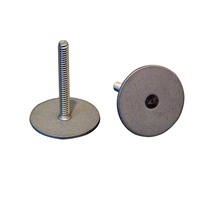 102408     Weld Mount Stainless Steel Stud 1.25" Base 10 x 24 Threads .50" Tall - 15 Quantity     91475