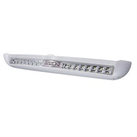 101590     Lumitec Razor Light Bar - Flood - White Housing w/Inverted Logo Flush Mount     92808