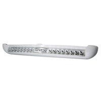 101603     Lumitec Razor Light Bar - Spot - White Housing w/Inverted Logo Flush Mount     92809