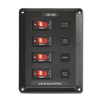 BS-4350   BLA   Blue Sea Systems BelowDeck Circuit Breaker Panel