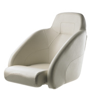 Vetus Marine Part     CHFUS     QUEEN Helm seat with flip-up squab, white