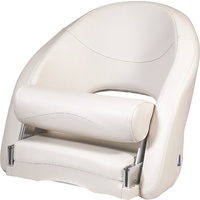 Vetus Marine Part     CHLIEUTW     LIEUTENANT helm seat with flip up squab, white