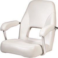 Vetus Marine Part     CHSAILW2     SAILOR helm seat with anodised aluminium frame, white