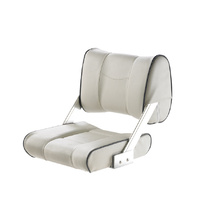 Vetus Marine Part     CHTBSW     FERRY Helm seat with adjustable backrest, white with dark blue seams