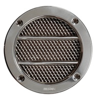 Vetus Marine Part     ERV110A     Round air suction vent type 110, with stainless steel (AISI316) grille and synthetic housing