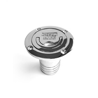 Vetus Marine Part     FCAPDF38     Filler cap FUEL, for hose Ø 38 mm hose connection, cover Ø 85 mm., L= 75 mm, with chain and pull ring