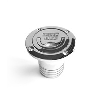 Vetus Marine Part     FCAPDF50     Filler cap FUEL, for hose Ø 51 mm hose connection, cover Ø 85 mm., L= 75 mm, with chain and pull ring