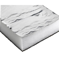 Vetus Marine Part     GF140S     Sound-deadening glass wool sheet 1200 x 800 x 40 mm, aluminium face 