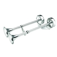 Vetus Marine Part     H12D     Double trumpet horn, 12 V, stainless steel. Set high pitch and low pitch