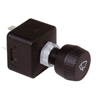 Vetus Marine Part     HDMSW     Three-position rotary switch for windscreen wipers (OFF - 1 - 2)