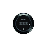 Vetus Marine Part     HOURCB     Hour counter, black, 12/24V, cut-out size Ø 52 mm 