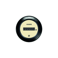 Vetus Marine Part     HOURCN     Hour counter, cream, 12/24V cut-out size Ø 52 mm 