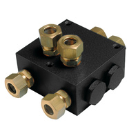 Vetus Marine Part     HS81B     Dual non-return valve (G1/2) (incl. tube connectors Ø 18 mm.)