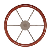 Vetus Marine Part     KW38     Steering wheel with mahogany rim, type KW38, Ø 380 mm