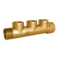 Vetus Marine Part     MAN2G12     Manifold, bronze, with G 3/4 male/female thread, and 2 x G 1/2 female thread