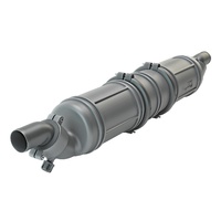 Vetus Marine Part     NLP340     Rotatable waterlock/muffler type NLP340, (5 L), with rotating inlet and outlet for Ø 40 mm hose