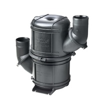 Vetus Marine Part     NLP45HD     Black HD rotatable waterlock/muffler type NLP45, with rotating inlet and outlet for Ø 45 mm hose