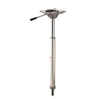 Vetus Marine Part     PCQG5774C     Quick positioning series 'gas rise' pedestal leg with swivel, click connection to base, height 57 - 74 cm