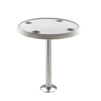 Vetus Marine Part     PTF68     Round table, 60 cm diam, with removable pedestal and base plate, fixed height 68 cm