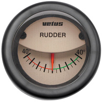 Vetus Marine Part     RPI1800W     Rudder position indicator, classic series, 12/24V, cut-out size Ø 52 mm (excl. sensor)