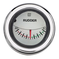 Vetus Marine Part     RPI1800WL     Rudder position indicator, white, 12/24V, cut-out size Ø 52 mm (excl. sensor)