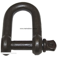 RWB314A   Shackle BLACK Dee 12mm