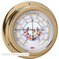 RWB4561   Barometer Brass Flags 120