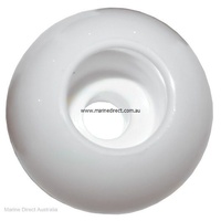 RWB483A   Parrel Bead - WHITE