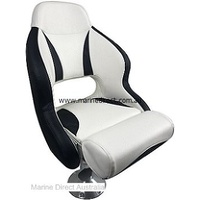 RWB5031   Seat ADMIRAL Flip Wht/Blk