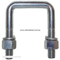 RWB5455   Square U Bolts ZP 50x13mm