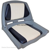 RWB6510   Seat Grey-Padded Blue/Wht