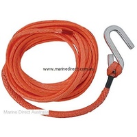 RWB6522   Winch Rope 7mmx6M -S hook