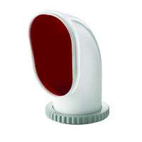 Vetus Marine Part     SAMOEN     Cowl ventilator type Samoen, silicone with red interior, Ø 125 mm (incl. synthetic deck ring and nut)